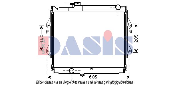 AKS DASIS Radiaator,mootorijahutus 210208N